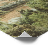 Poster Paysage Toscane Couleurs douces (Coin)