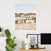 Poster Paysage Toscane Couleurs douces (Bureau à domicile)