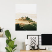 Poster Paysage Toscane Couleurs douces (Bureau à domicile)