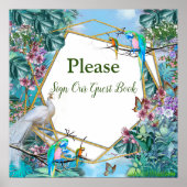 Poster Paysage tropical (Devant)