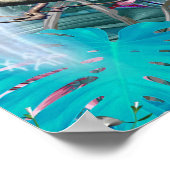 Poster Paysage tropical (Coin)