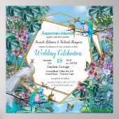 Poster Paysage tropical (Devant)