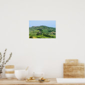Poster Paysage typique de la Toscane avec des collines - (Cuisine)