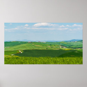 Poster Paysage typique de Toscane