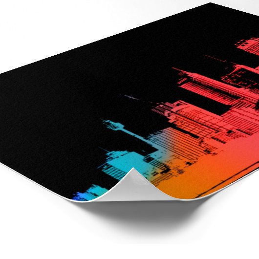 Poster paysage urbain (Coin)