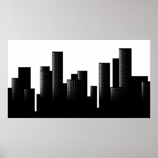 Poster paysage urbain