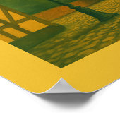 Poster Paysage urbain d'Aalborg Danemark (Coin)