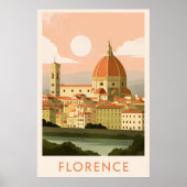 Poster Paysage urbain de Florence (Devant)