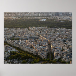 Poster Paysage urbain de Paris