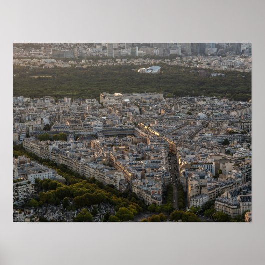 Poster Paysage urbain de Paris (Devant)