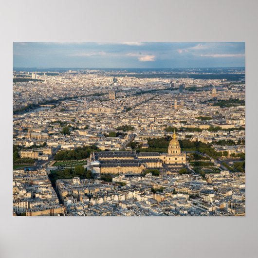 Poster Paysage urbain de Paris (Devant)