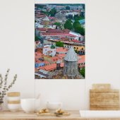 Poster Paysage urbain de Tbilissi (Cuisine)