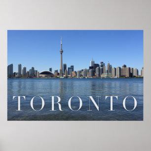Poster paysage urbain de Toronto