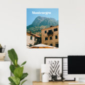 Poster Paysage urbain du Monténégro (Bureau à domicile)
