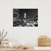 Poster Paysage urbain noir et blanc 13 (Cuisine)