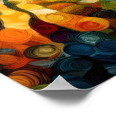 Poster Paysage vibrant (Coin)