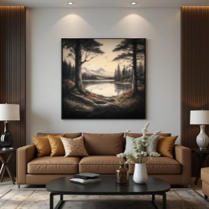 Poster Paysage vintage