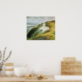 Poster Paysage vintage En Angleterre, Paysage Rétro (Cuisine)