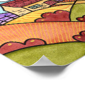 Poster Paysage Whimsical Watercolor (Coin)