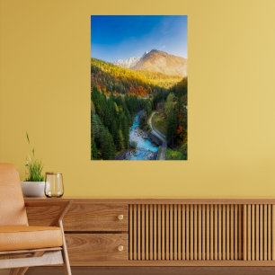 Poster Paysages d'automne Extraordinaires à Auronzo di Ca