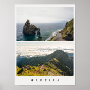Poster Paysages de Madère, Collage de photos de voyage