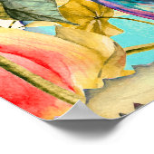 Poster Paysages des oiseaux au paradis (Coin)