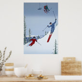 Poster Paysages Ski (Cuisine)