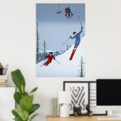 Poster Paysages Ski (Bureau à domicile)