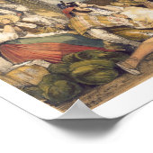 Poster Paysans dansant le Bolero, de 'Esquisses de Spa (Coin)