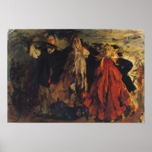 Poster Paysans russes, 1902