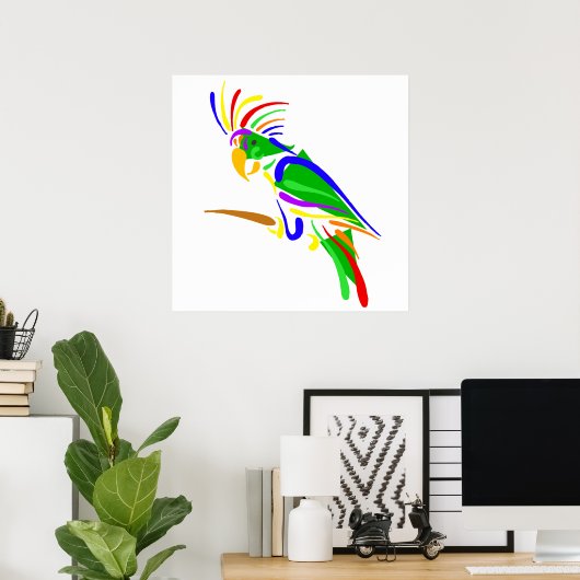 Poster Pazzie Parrot (Bureau à domicile)