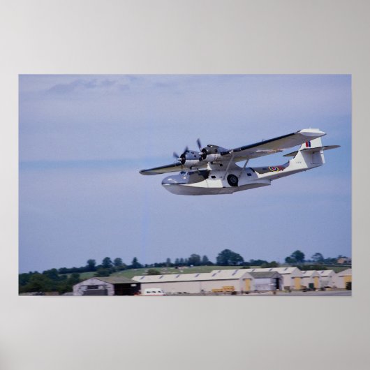 Poster PBY, 5A Catalina, vol de reconnaissance de la Seco (Devant)