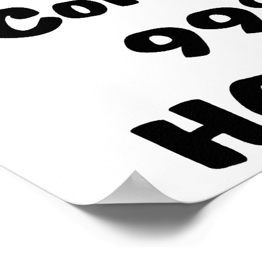 Poster PC ou Honnête (Coin)