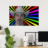 Poster PCowboy Rainbow (Bureau à domicile)