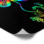 Poster Peace Courage Aimer Hope Frogs Hippie (Coin)