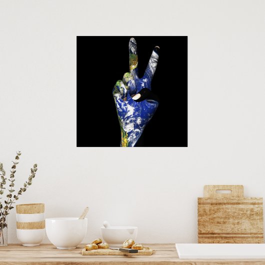Poster Peace Earth (Cuisine)