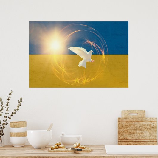 Poster Peace en Ukraine (Cuisine)