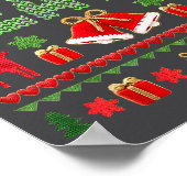 Poster Peace I Come In Peace Couple Matching Ugly Christm (Coin)