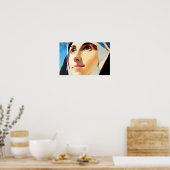 Poster Peace in Her Gaze (Cuisine)