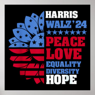 Poster Peace LGBT Harris Waltz