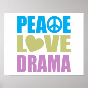 Poster Peace Love