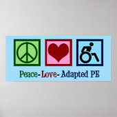 Poster Peace Love Adapted PE (Devant)