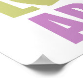 Poster Peace Love Adopter (Coin)