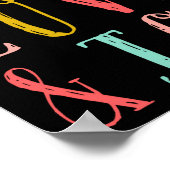 Poster Peace Love And Joy Whimsical Holiday Toddler (Coin)