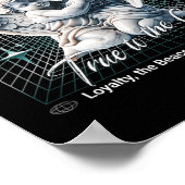 Poster Peace Love And Loyalty - True To The Core Baby Ang (Coin)