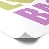 Poster Peace Love Bagels (Coin)