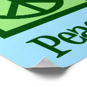 Poster Peace Love Belly Dancing (Coin)