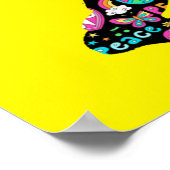 Poster Peace Love Bigfoot Hippie Funny Bigfoot Lover (Coin)