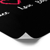 Poster Peace Love Billiards (Coin)