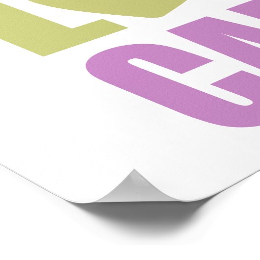 Poster Peace Love Cardio (Coin)